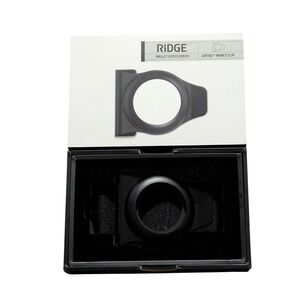 Oo4O The‎ Ridge Men's Wallet AirTag Money Clip Black OB Read⬇️